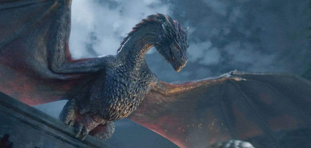 Drogon Dragon flying Game of Thrones
